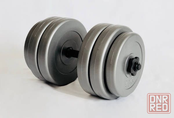 Гантели 2х25кг GREY Запорожье - изображение 3