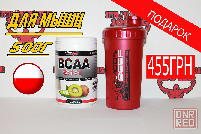 Для МЫШЦ! ВСАА ProLab Nutrition 2:1:1 500g+ПОДАРОК! Есть Протеин, ВСАА Запорожье - изображение 1