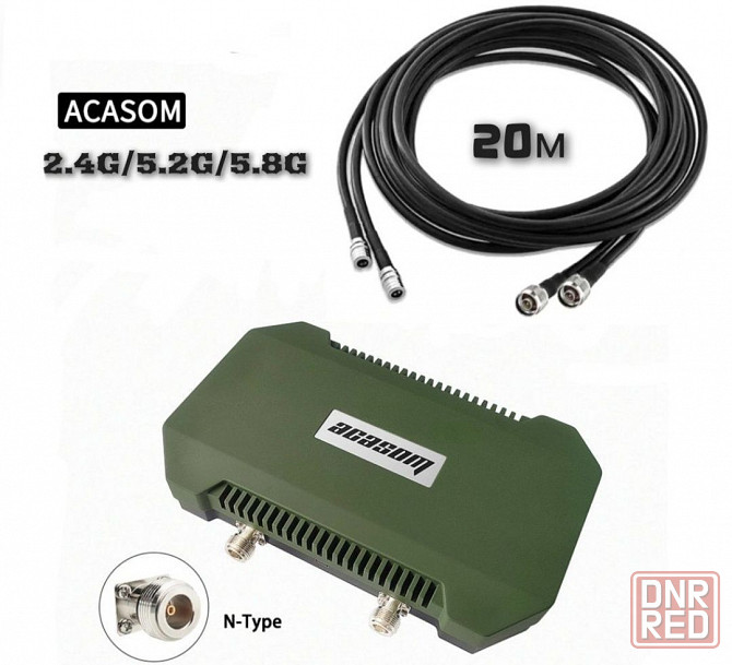 КОМПЛЕКТ: Антенна ROC-4 N-Type 2.4G/5.2G/5.8G + Кабель RG-8 20м. Запорожье - изображение 4