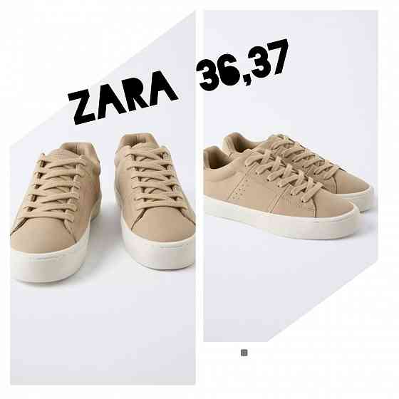 Кроссовки кеды Зара Zara 36, 37 Белозерка