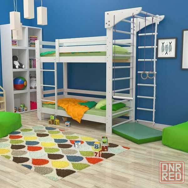 Ліжко дитяче двохповерхове (babyson 10) 80х190 см дерево Великая Александровка - изображение 1