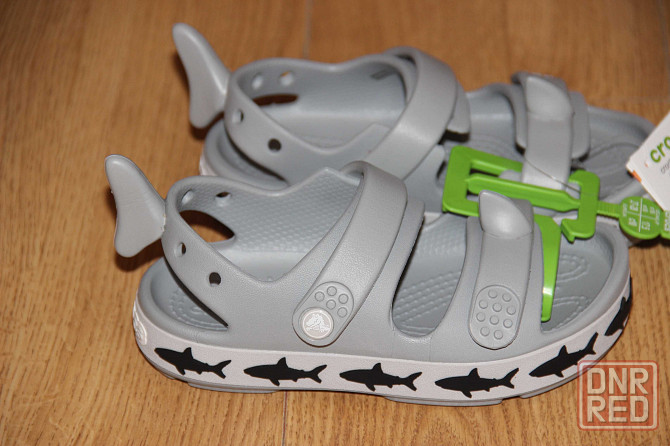 Детские сандалии Crocs Crocband Cruiser Shark с10 Оригинал Великая Александровка - изображение 4