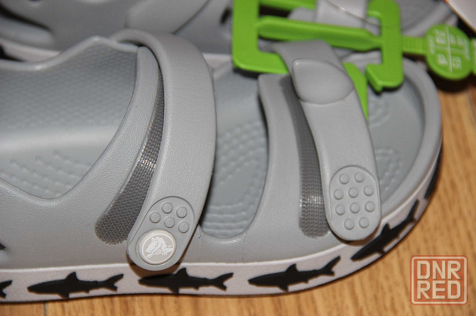 Детские сандалии Crocs Crocband Cruiser Shark с10 Оригинал Великая Александровка - изображение 5