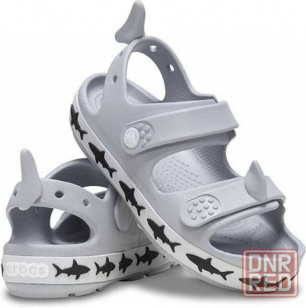 Детские сандалии Crocs Crocband Cruiser Shark с10 Оригинал Великая Александровка - изображение 2