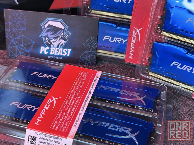 Оперативна пам’ять Fury HyperX DDR3 2/8 GB 1866 mhz Нововоронцовка - изображение 2