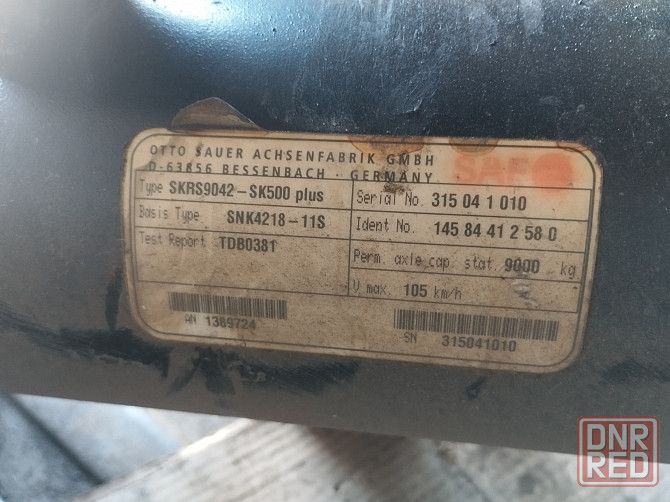 Продам на полуприцеп новую ось SAF. Донецк - изображение 5
