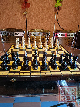 Набор для игры Большие деревянные красивые шахматы из Германии 54х54см Запорожье - изображение 6