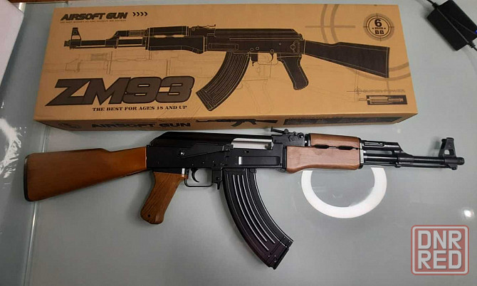 Детский автомат ZM 93 металл новый топ AK 47 Калашникова Запорожье - изображение 3