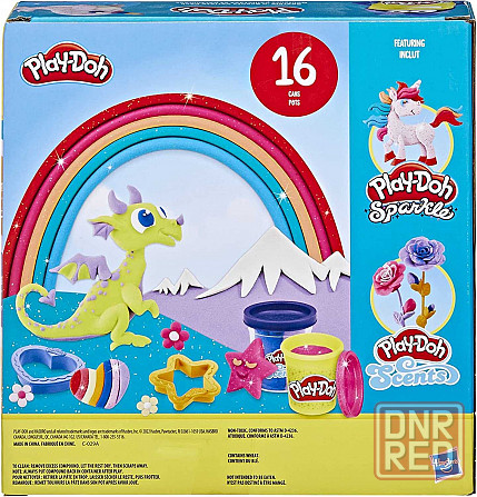 Набор игровой Плей До из 16 банок пластилина массы для лепки Play-Doh Запорожье - изображение 6