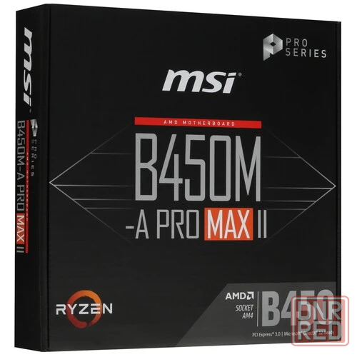 Материнская плата MSI B450M-A PRO MAX II AM4 б.у Донецк - изображение 2