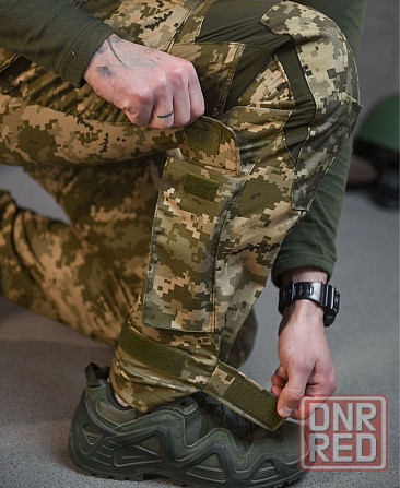 Тактические боевые штурмовые штаны военные пиксель мультикам GEN Запорожье - изображение 4