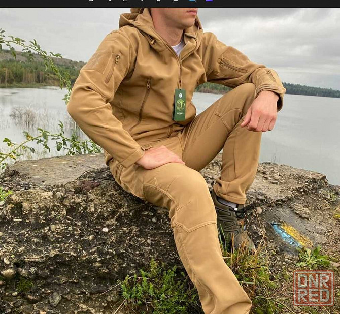 Тактический полицейский/военный костюм  НА ФЛИСЕ ЧОРНИЙ ОЛИВА КОЙОТ Запорожье - изображение 6