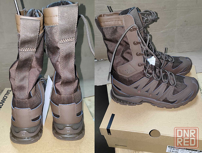 Тактическая обувь Salomon XA Forces Jungle, оригинал, черные/коричневые Запорожье - изображение 4
