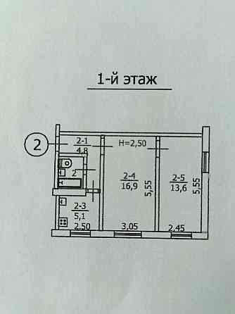 Продается 2 - х комнатная квартира, 21-й квартал Макеевка