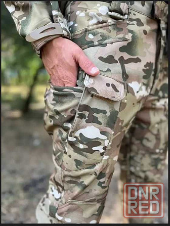 Софтшел на флисе костюм ,куртка и штаны мультикам военная форма Запорожье - изображение 8