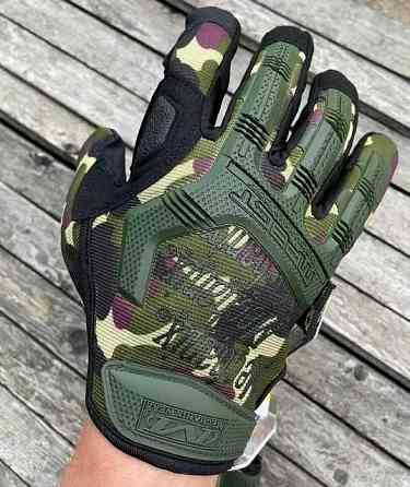 Тактические ударные перчатки полнопалые Mechanix M-2XL оливковые Запорожье
