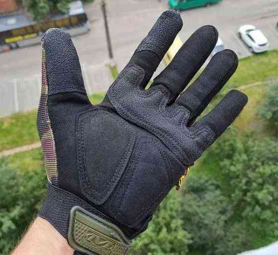 Тактические ударные перчатки полнопалые Mechanix M-2XL оливковые Запорожье