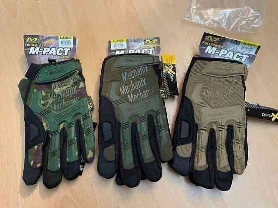 Тактические ударные перчатки полнопалые Mechanix M-2XL оливковые Запорожье