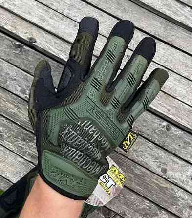 Тактические ударные перчатки полнопалые Mechanix M-2XL оливковые Запорожье