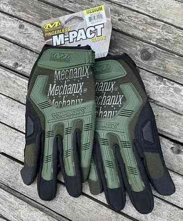 Тактические ударные перчатки полнопалые Mechanix M-2XL оливковые Запорожье