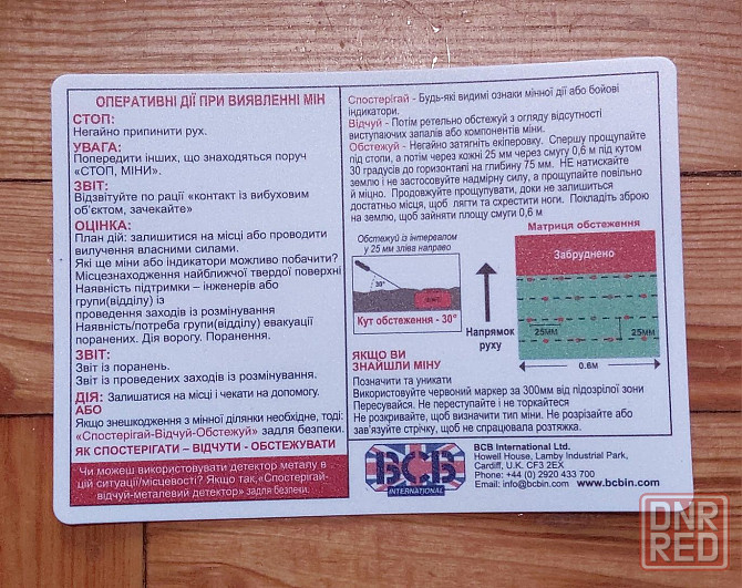 Набор сапера для выхода из минной зоны (Великобритания) Запорожье - изображение 5