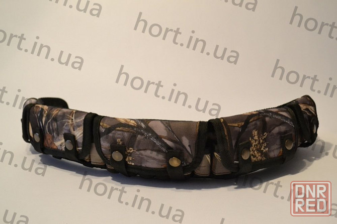 Патронташ поясной на 24 патрона закрытый камуфляжный качественный Запорожье - изображение 3