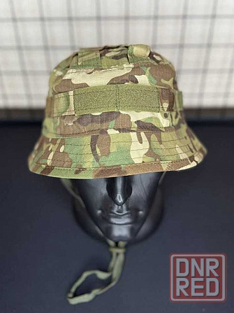 Тактическая военная летняя панама с короткими полями Пиксель Мультикам. Запорожье - изображение 5