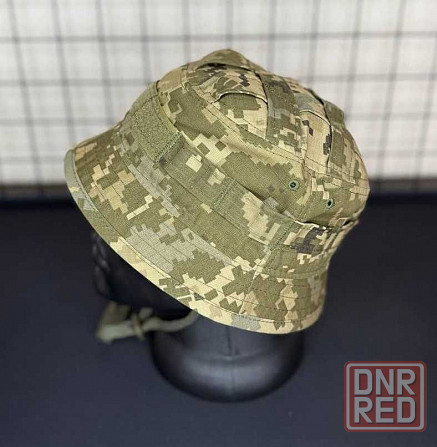 Тактическая военная летняя панама с короткими полями Пиксель Мультикам. Запорожье - изображение 4