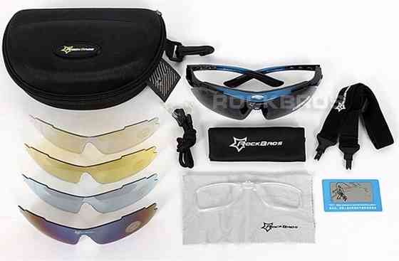 Очки тактические RockBros Original Polarized/Тактичні окуляри 5 лінз Запорожье
