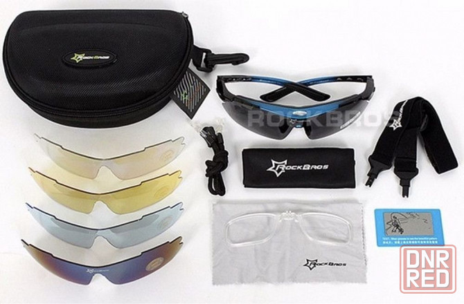 Очки тактические RockBros Original Polarized/Тактичні окуляри 5 лінз Запорожье - изображение 1