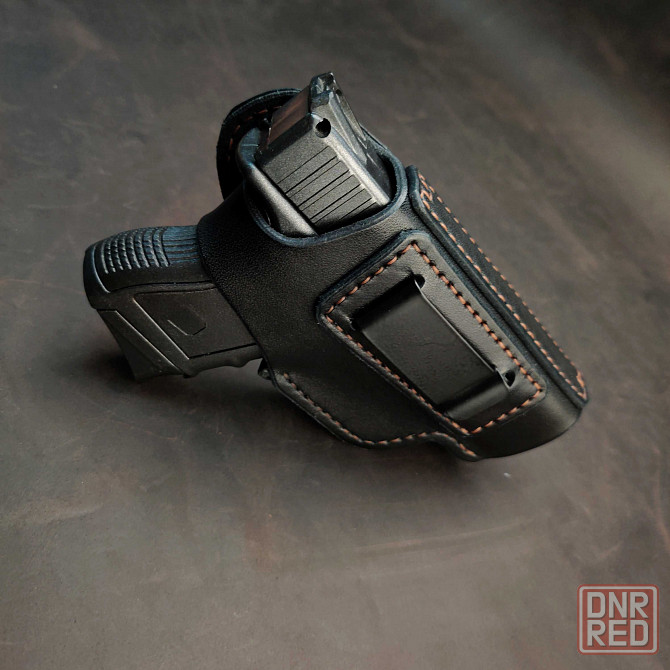 Кожаная кобура для Glock 26 со скобой, кобура на Glock, Глок 26 Запорожье - изображение 6