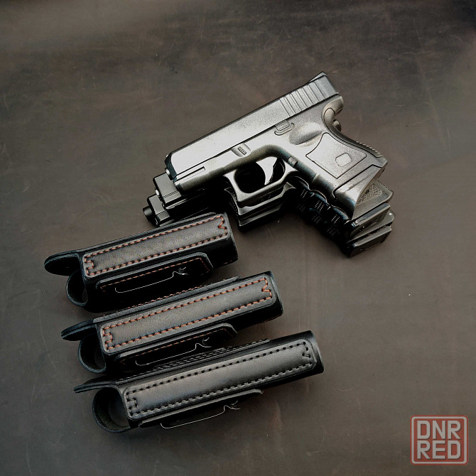 Кожаная кобура для Glock 26 со скобой, кобура на Glock, Глок 26 Запорожье - изображение 3