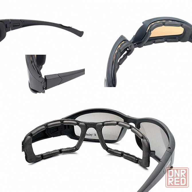 АКЦИЯ! Тактические спортивные очки Daisy Polarized X7 с 4 линзами Запорожье - изображение 8
