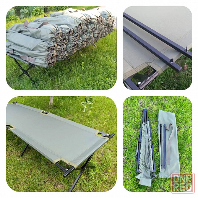 Розкладушка XL 206*72*54 ДШВ.Посилена.СТАЛЬ 20×20×2 Запорожье - изображение 6