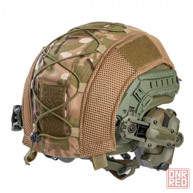 Шлем FAST в кавере + Наушники Earmor M32H (оригинал). Олива Запорожье - изображение 2
