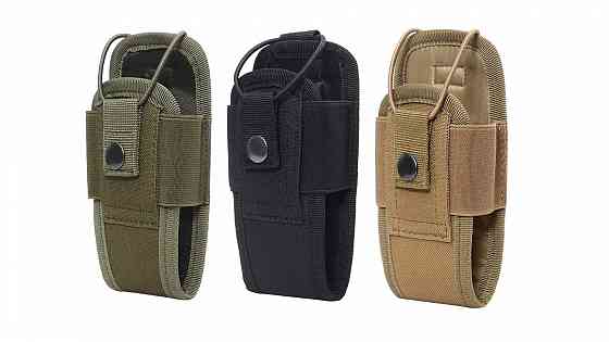 Тактический быстросъемный черный подсумок для рации MOLLE підсумок Запорожье