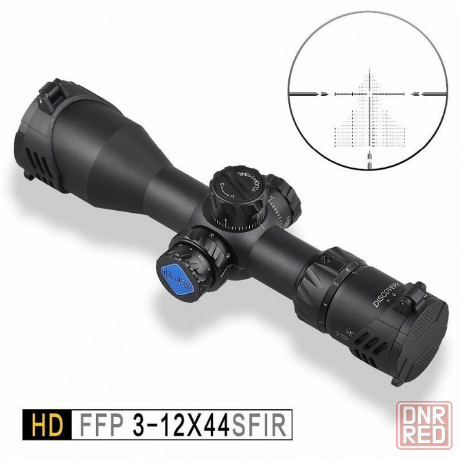 Оптический прицел Discovery HD 3-12X44 FFP SF Запорожье - изображение 1