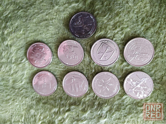 Монеты 10 гривен ЗСУ 21 монета Запорожье - изображение 1