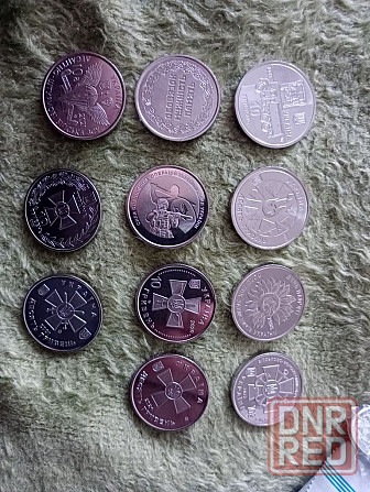 Монеты 10 гривен ЗСУ 21 монета Запорожье - изображение 2