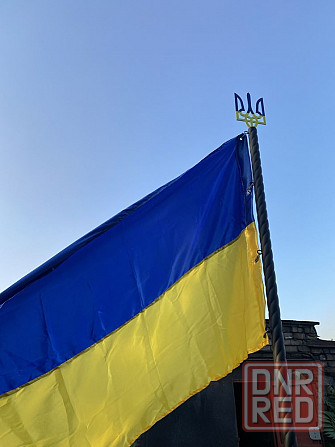 Флагшток 3.35м с флагом, держательдля флага, стойка для флага Запорожье - изображение 1