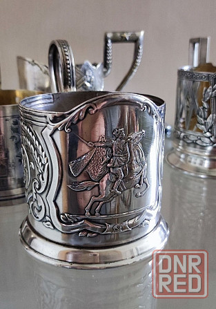 Подстаканник настоящий, серебрянный, посеребрянный 999 пробы серебра, Запорожье - изображение 2