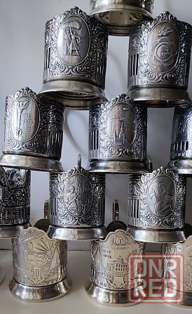 Подстаканник настоящий, серебрянный, посеребрянный 999 пробы серебра, Запорожье - изображение 7