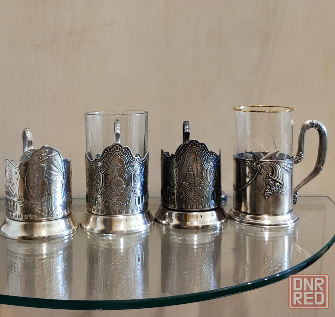 Подстаканник настоящий, серебрянный, посеребрянный 999 пробы серебра, Запорожье - изображение 6