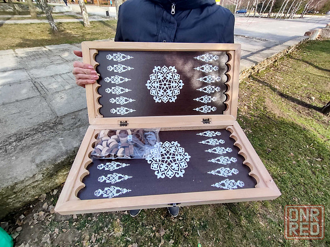 Нарды игровые деревянные, фишки дерево бук +Подарок Запорожье - изображение 1