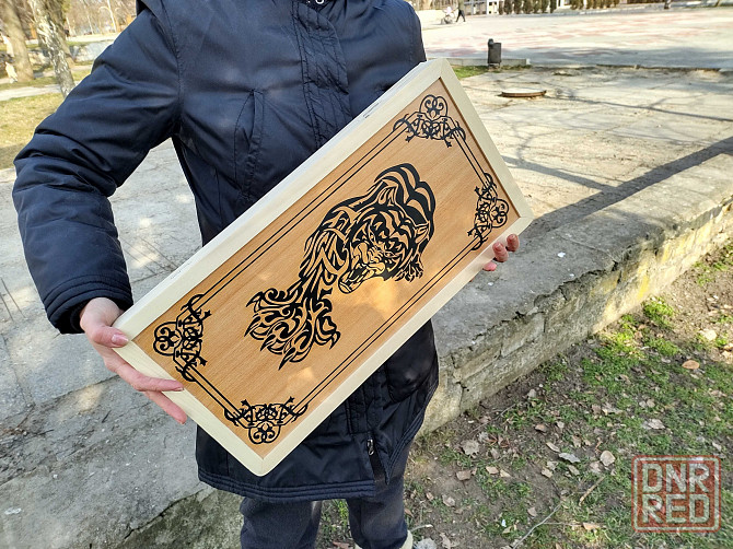 Нарды игровые, настольная игра, фишки дерево бук 53х53 +подарок Запорожье - изображение 1