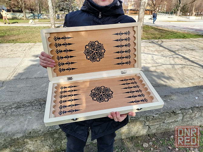 Нарды игровые, настольная игра, фишки дерево бук 53х53 +подарок Запорожье - изображение 4