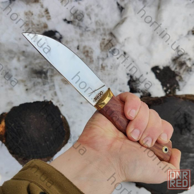 Нож ручной работы "Бекас" сталь N690 ніж мисливський, туристичний Запорожье - изображение 4