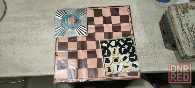 Шашки шахматы дорожные ссср с полем Запорожье - изображение 5