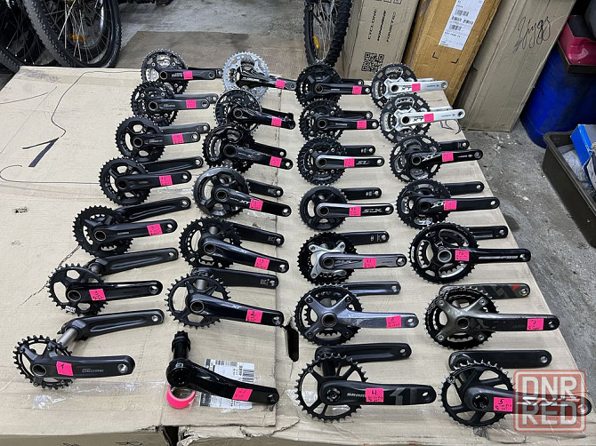 Продам вело шатуны перекидки манетки Shimano Deore XT/SLX/Sram Запорожье - изображение 1