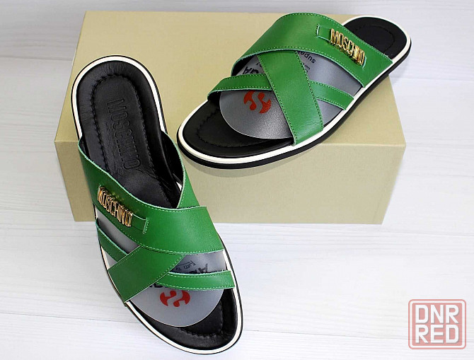 Шлепки, шлепанцы Moschino. Италия. Р-Ры 41,43,44 Запорожье - изображение 1